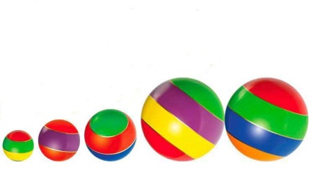 Купить Мячи резиновые (комплект из 5 мячей различного диаметра) в Инте 