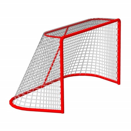 Купить Сетка хоккейная на ворота 1,22мх1,83мх0,5мх1,15м, нить 2,6 мм, безузловая в Инте 