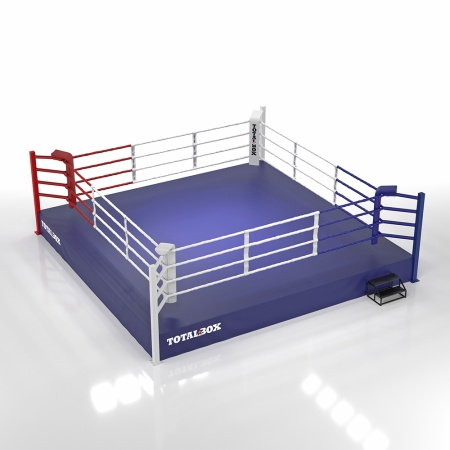 Купить Ринг боксерский Totalbox на помосте 0,5 м, 6х6м, 5х5м в Инте 