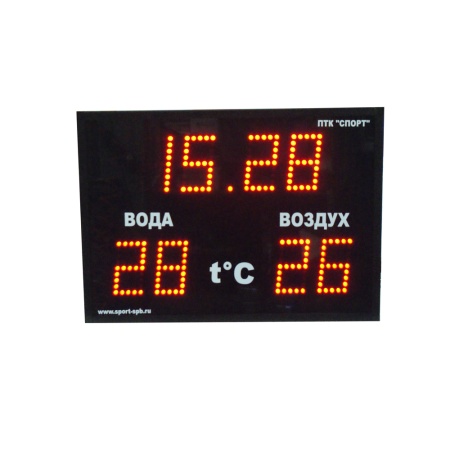Купить Часы-термометр СТ1.13-2t для бассейна в Инте 