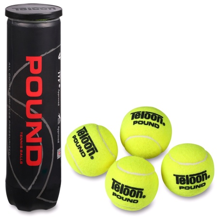 Купить Мяч для большого тенниса Teloon 828Т Р4  (4 шт) в Инте 